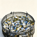 Large Frozen Whole Golden Pomfret